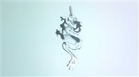 Pendente Sommer Fantasy in Oro bianco Diamante 0.02 Ct DRAGO DIA CT 0.02 G/VS - DRAGO DIA CT 0.02 G/VS